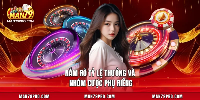 Roulette MAN79 – Vòng Quay May Mắn Với Tỷ Lệ Thắng Cao Nắm rõ tỷ lệ thưởng và nhóm cược phụ riêng